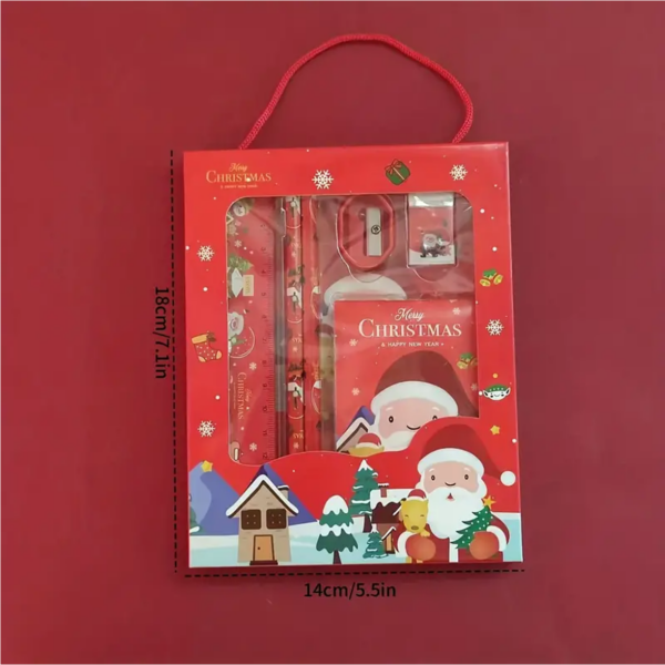 Christmas Themed Stationery Gift Set with Carrying Handle - Image 3