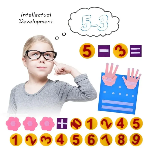 Felt Finger Numbers Math Toy - Image 4