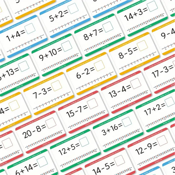 16-Pack Number Line Flash Cards - Image 3