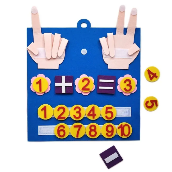 Felt Finger Numbers Math Toy - Image 3