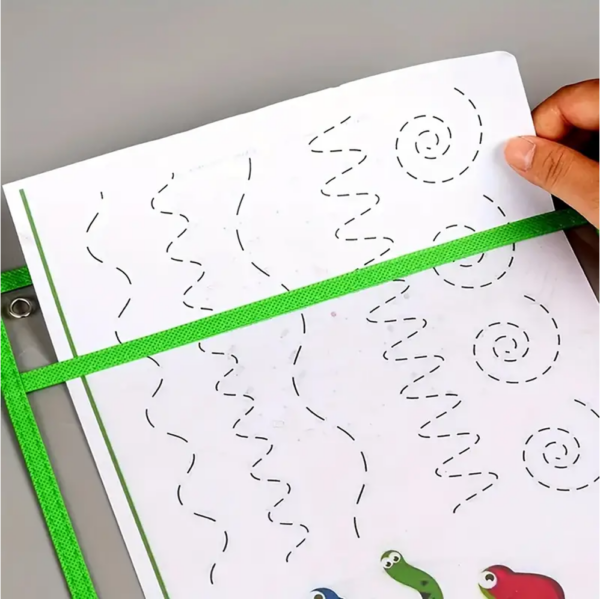 Reusable Dry Erase Pockets Set with Colorful Markers - Image 5