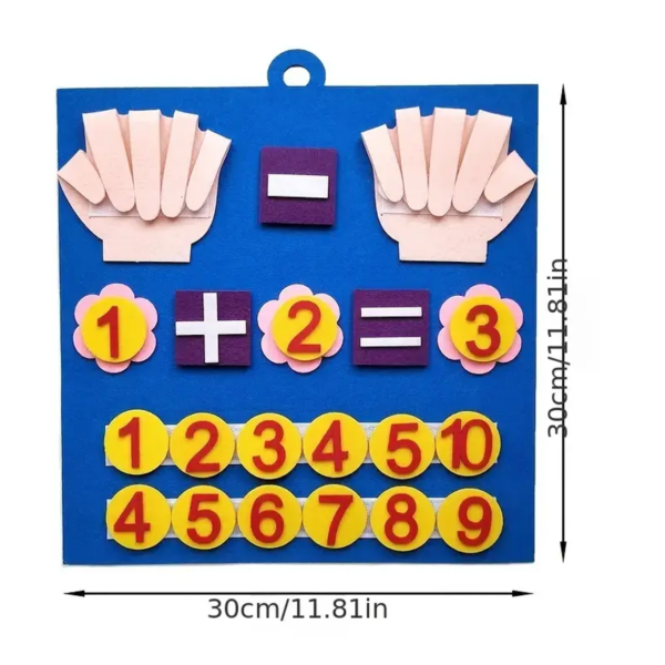 Felt Finger Numbers Math Toy - Image 5