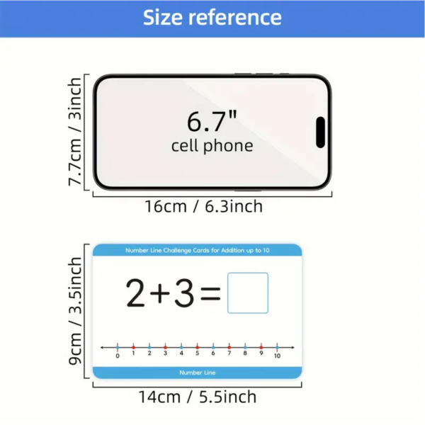 16-Pack Number Line Flash Cards - Image 6