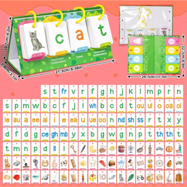 129pcs CVC Word Flip Charts - Image 2