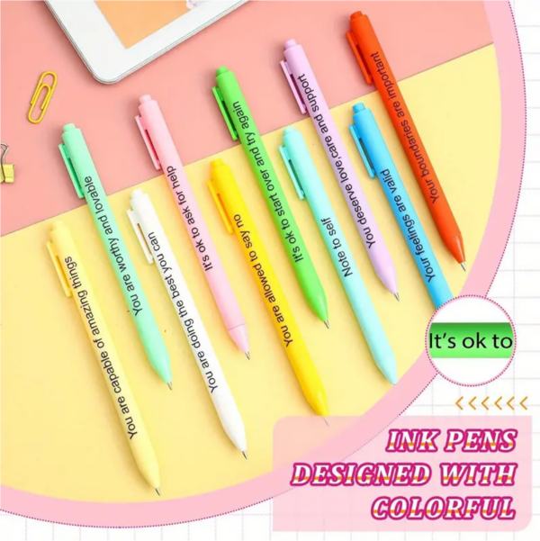 Motivational Gel Ink Pens - Image 2