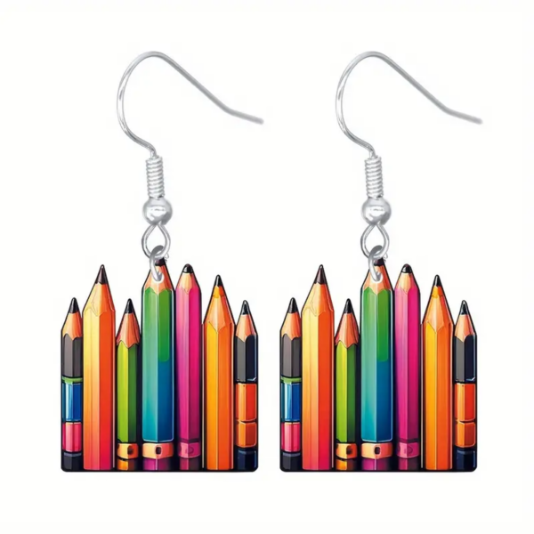 Cute Pencils Drop & Dangle Earrings